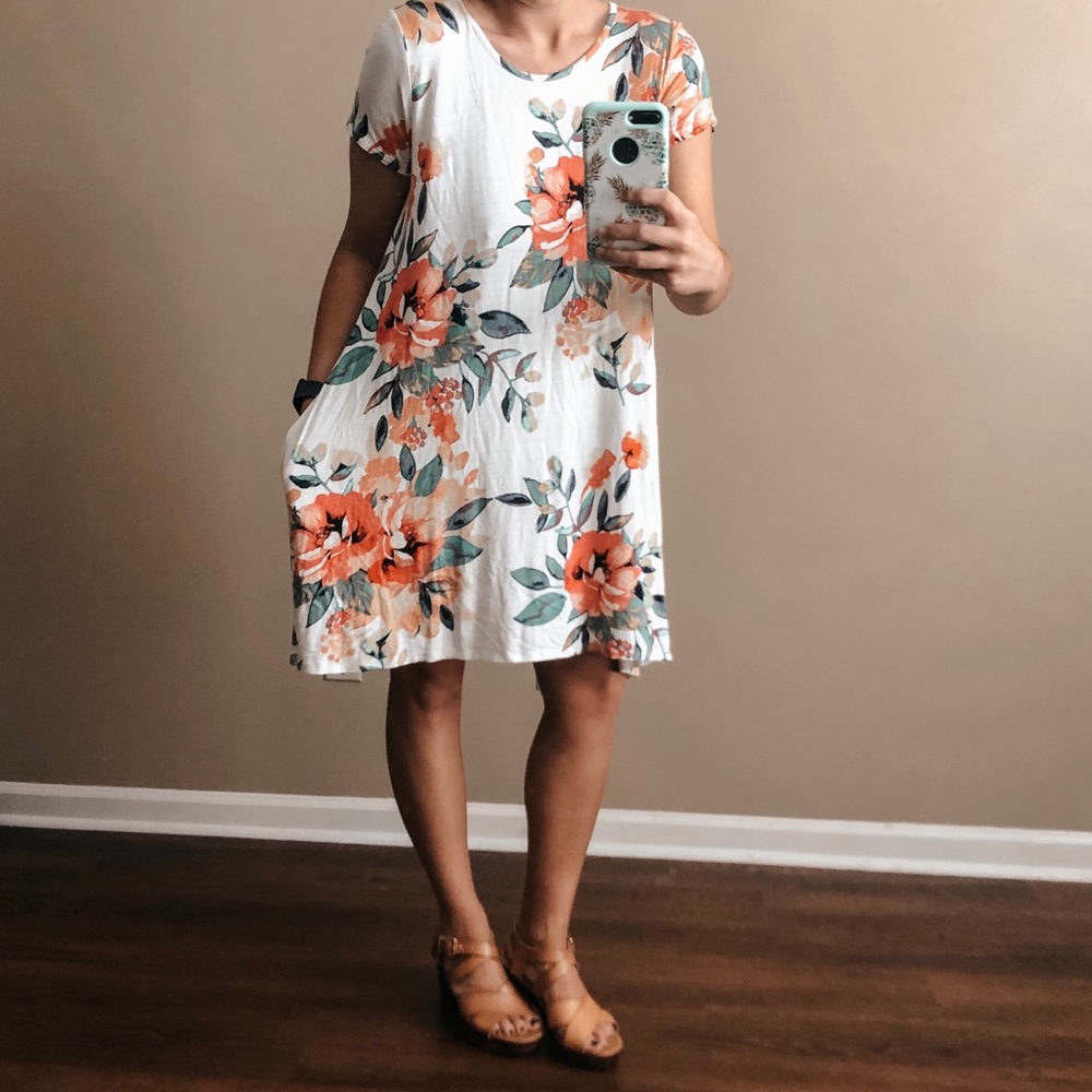 Floral T-shirt Dress